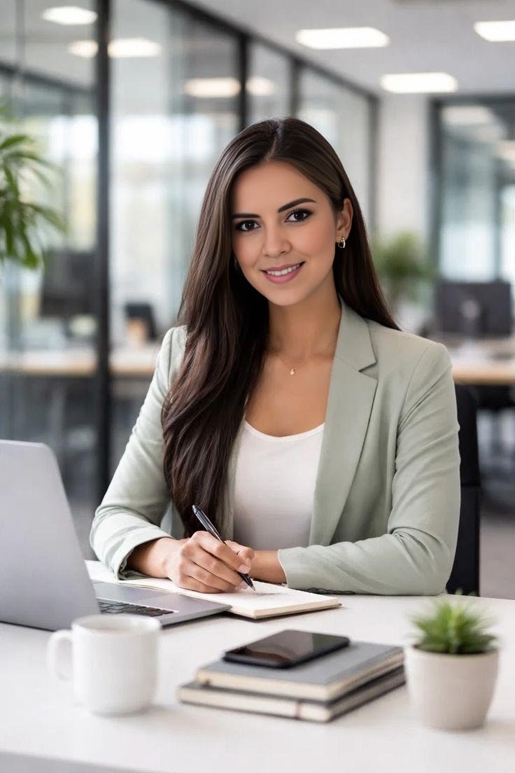 Meera Nair, senior study visa consultant, smiling in an office