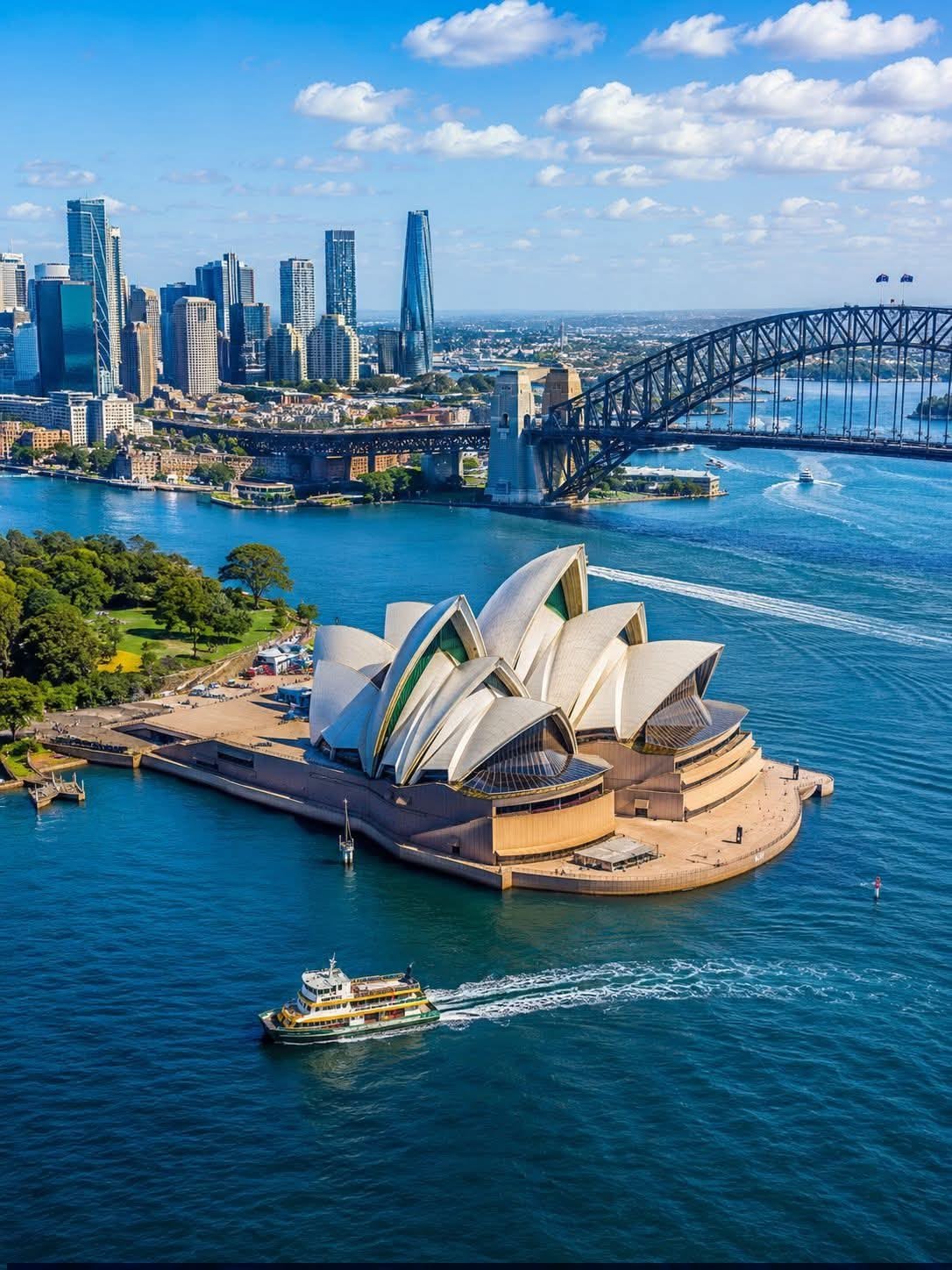 Sydney Harbour with the Opera House